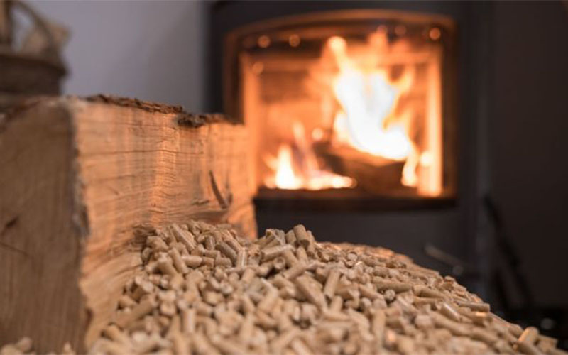 sawdust pellet stove