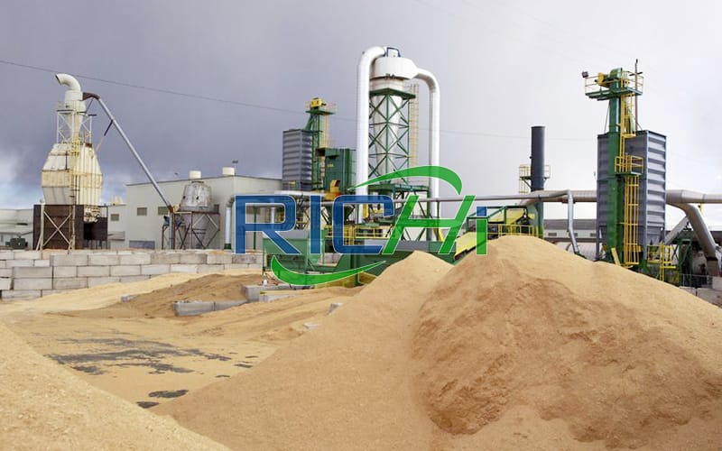 biomass pellet production line for fuel pellets