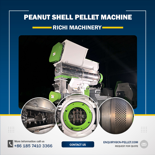 richi peanut shell pellet machine for sale
