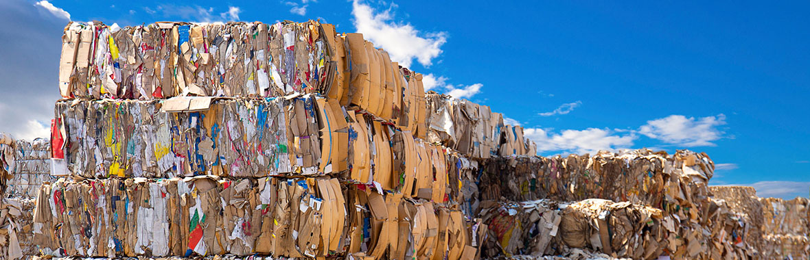 waste paper raw materials