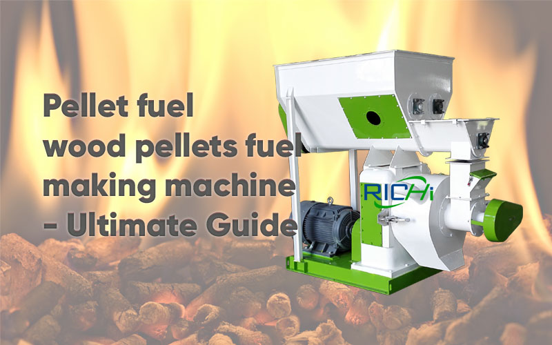 wood pellets fuel making machine