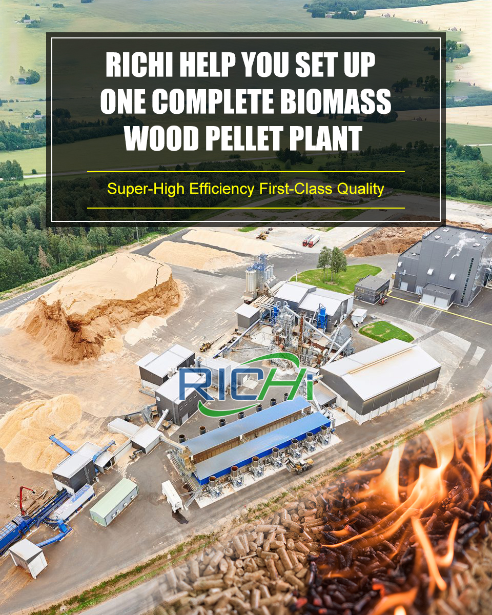 richi help you setup wood pellet plant