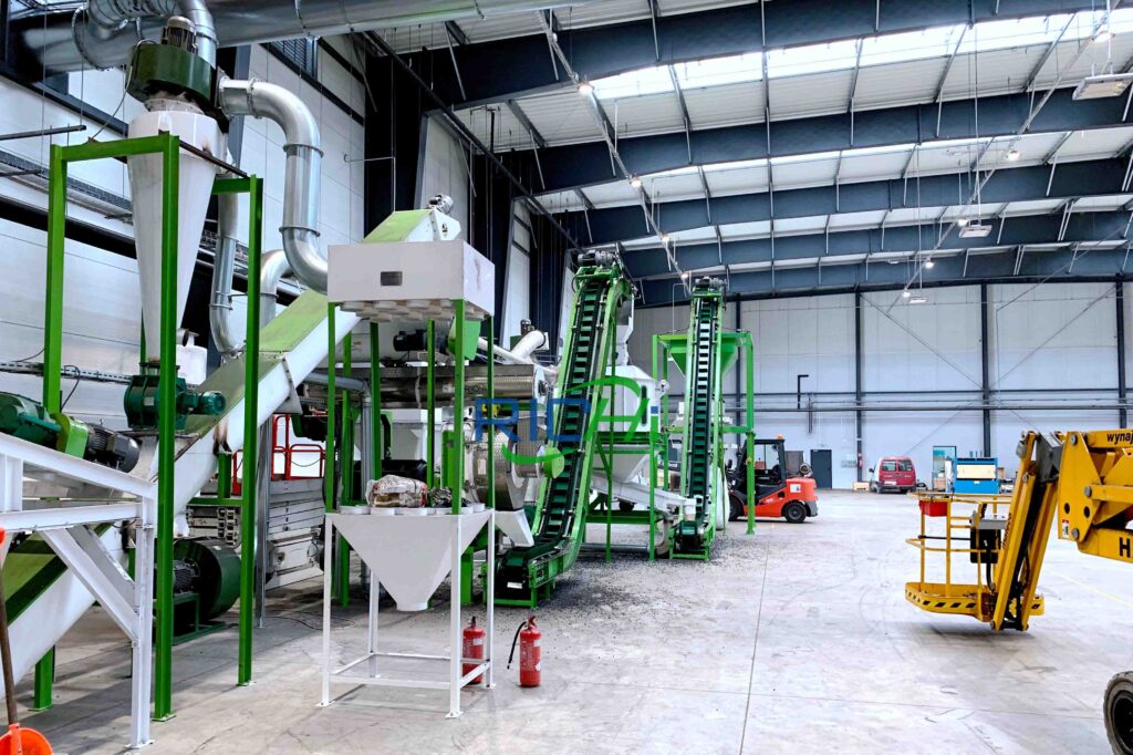 wood pellet production line in Poland