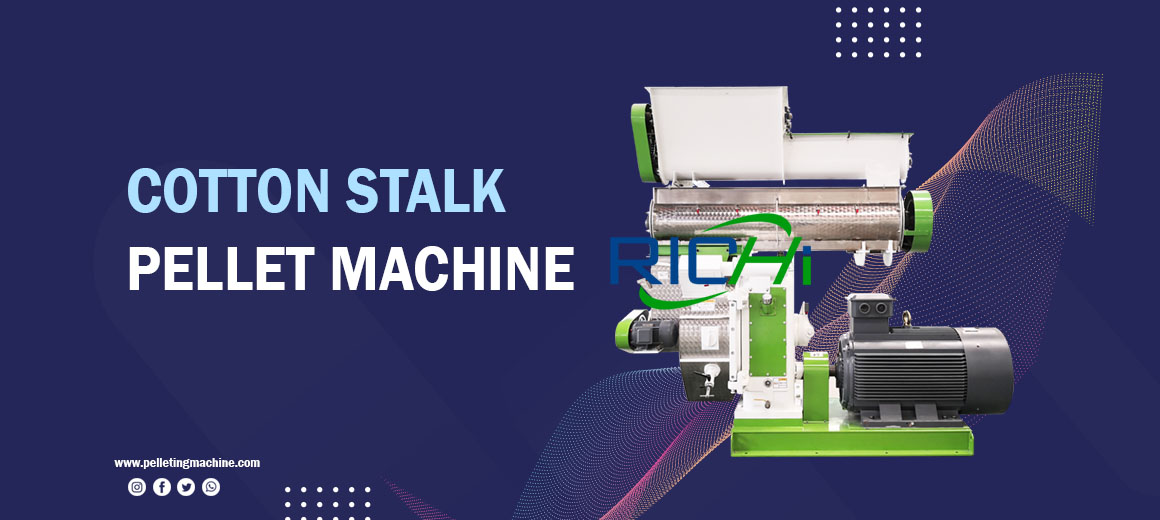 cotton stalk pellet machine
