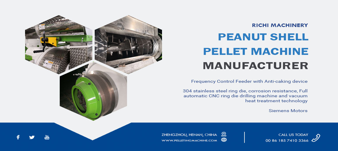 peanut shell pellet machine manufacturer