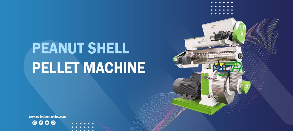 peanut shell pellet machine