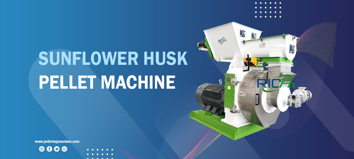 sunflower husk pellet machine