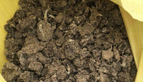 Dried chicken manure