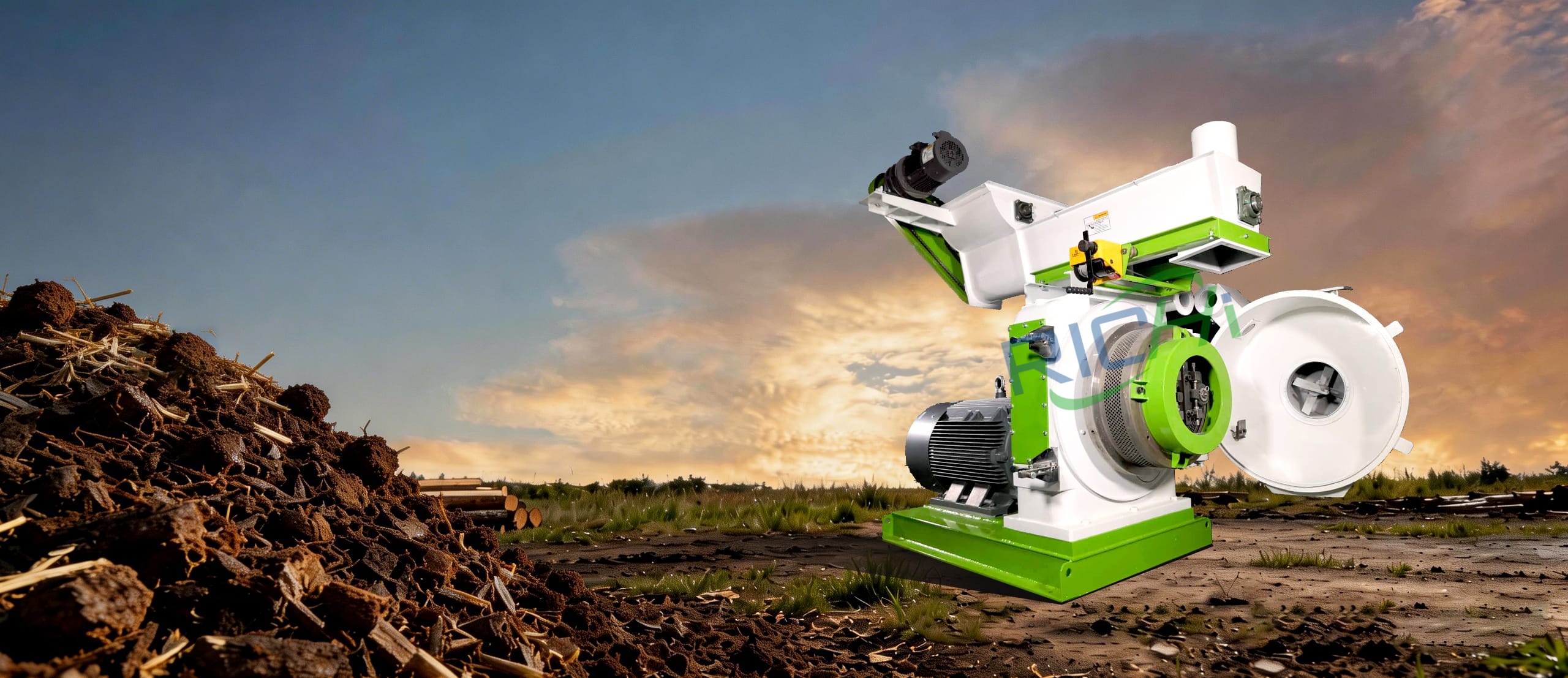 chicken manure pellet machine