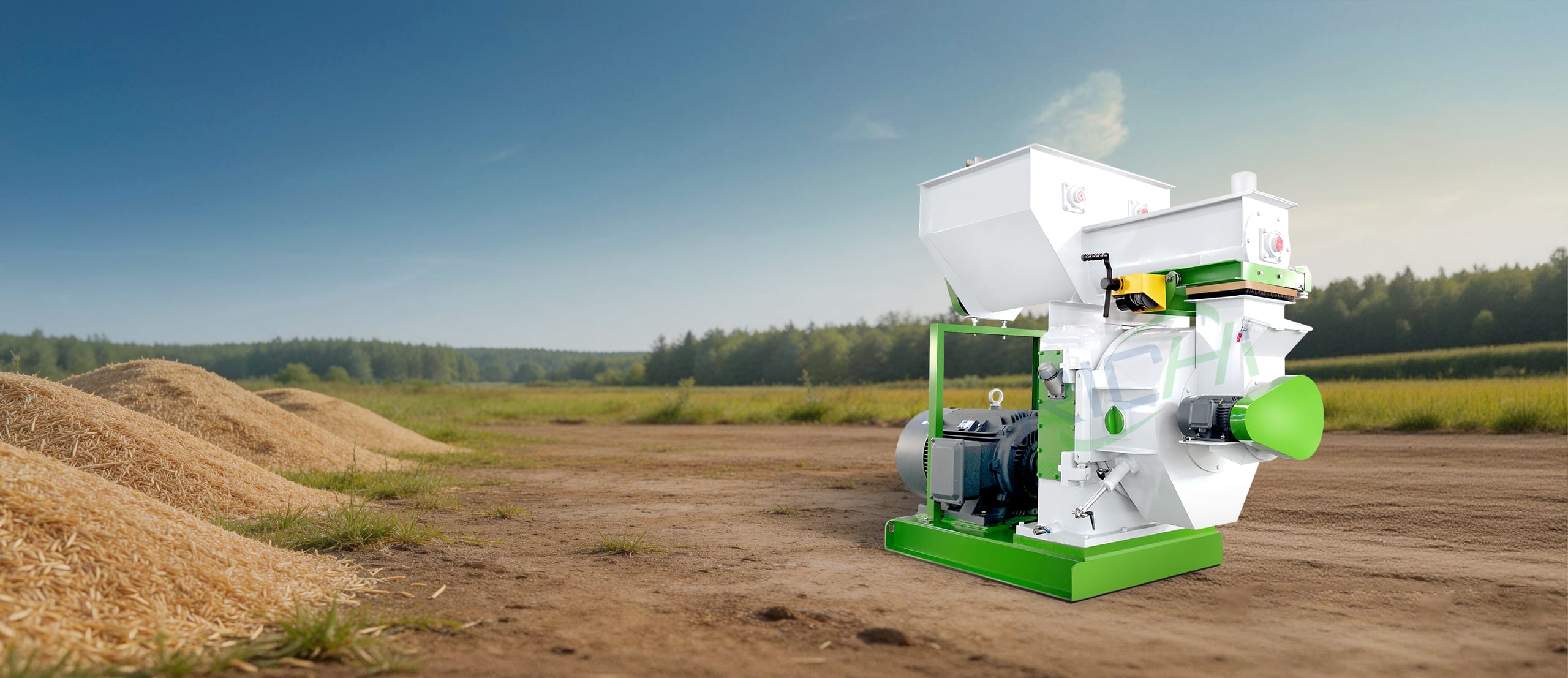 rice husk pellet machine