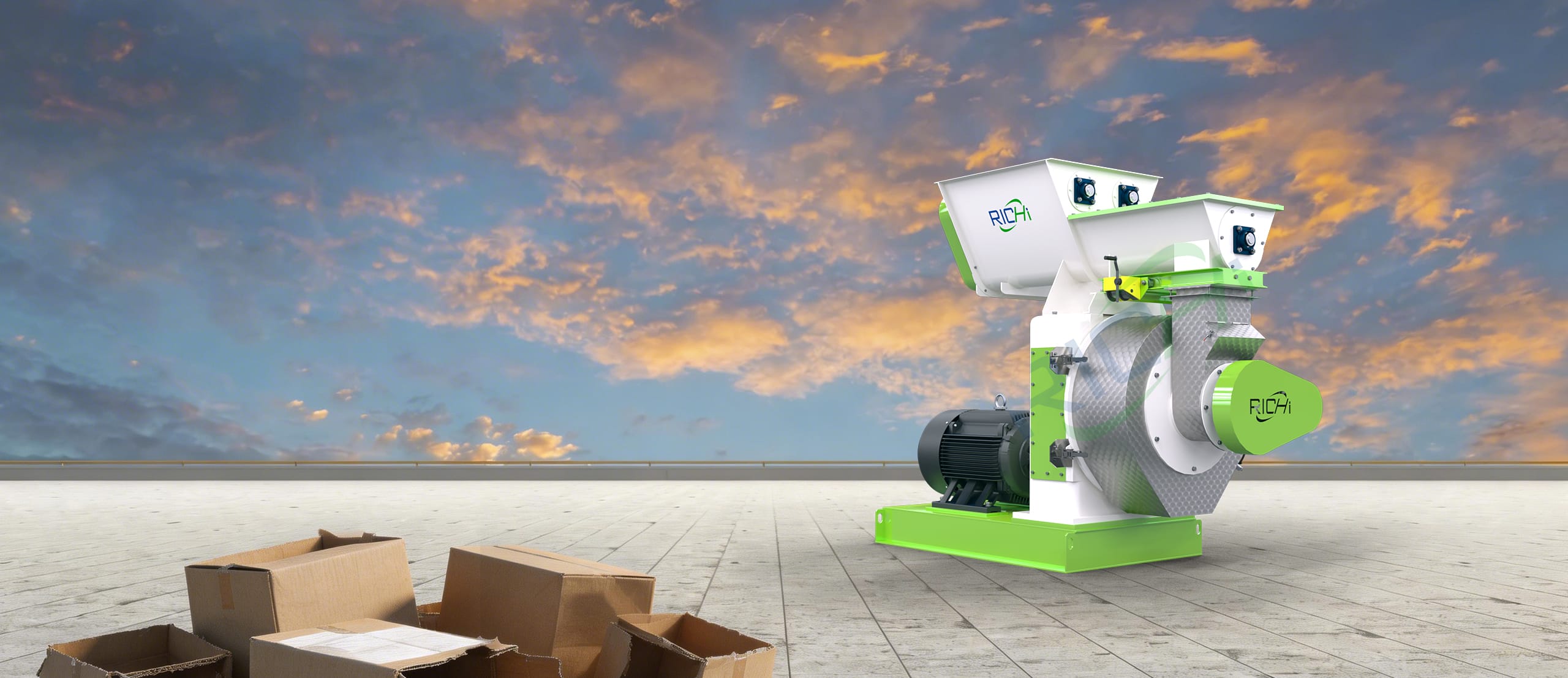 paper pellet machine