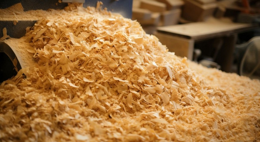 wood chip pellet production line