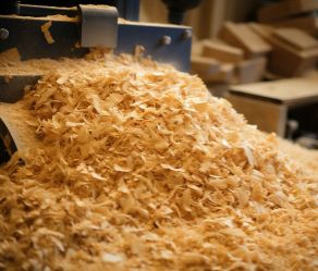 wood shavings